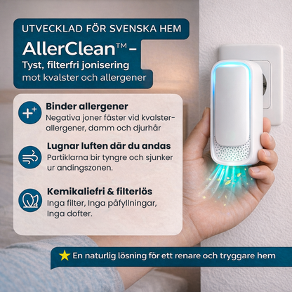 AllerClean™ - Friskare morgnar & ett hälsosammare hem