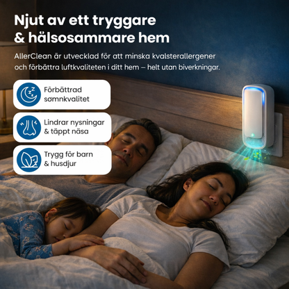 AllerClean™ - Friskare morgnar & ett hälsosammare hem