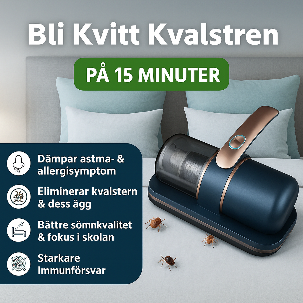 MiteBuster™ - Piggare morgnar & färre allergisymptom