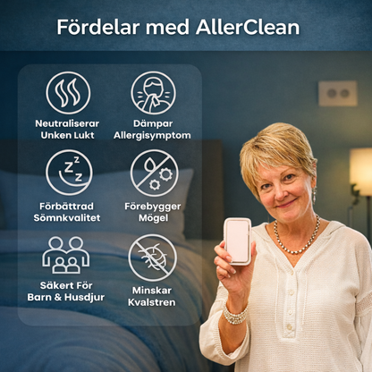 AllerClean™ - Friskare morgnar & ett hälsosammare hem