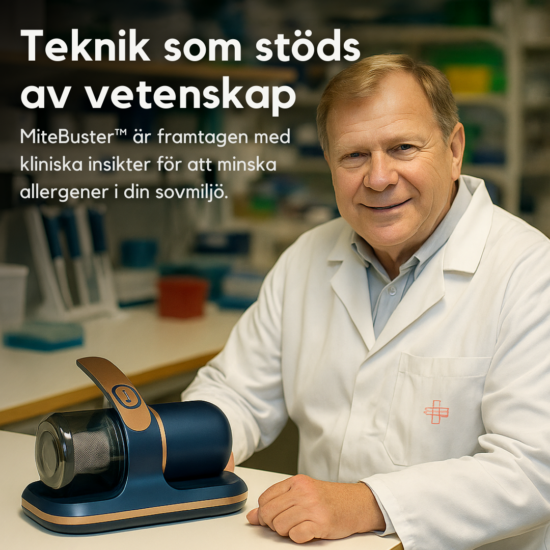 MiteBuster™ - Piggare morgnar & färre allergisymptom